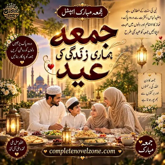Jummah Hamari Zindagi Ki Eid By Khadija Zainab Complete Urdu Novels Free PDF Review & Download